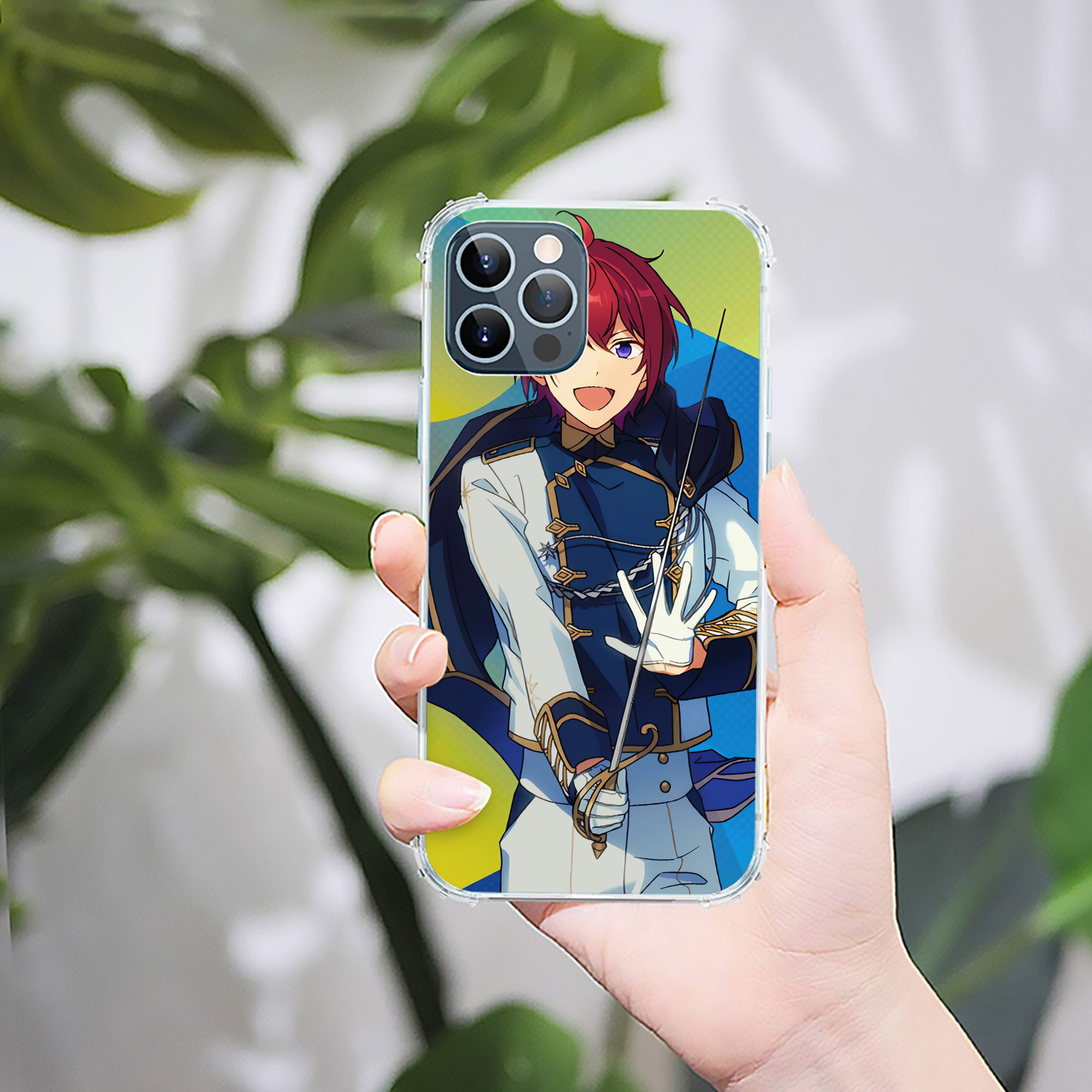 （画像用） あんさんぶるスターズ! Ensemble Stars 【iPhone 12シリーズ対応】透明スマホケース（クリアソフトケース）